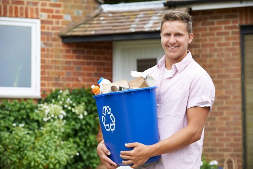 Modern waste clearance equipment in Dulwich